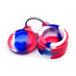 Llavero Contenedor en silicona para ceras wax