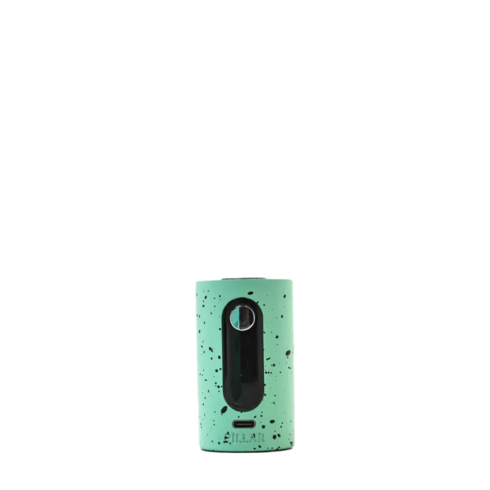 wulf-pillar-mini-e-rig-teal-black-spatter-base vaporizador Ceras 1
