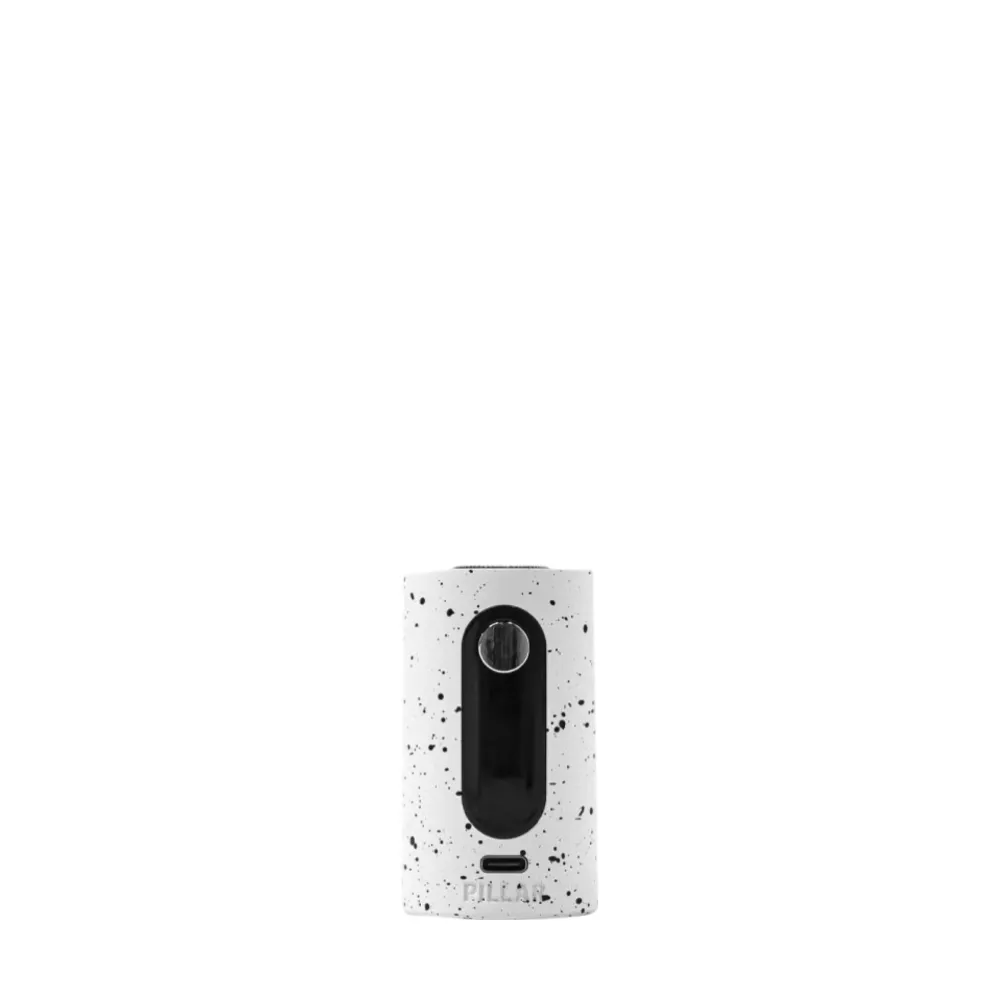 wulf-pillar-mini-e-rig-white-black-spatter-base vaporizador Ceras 3