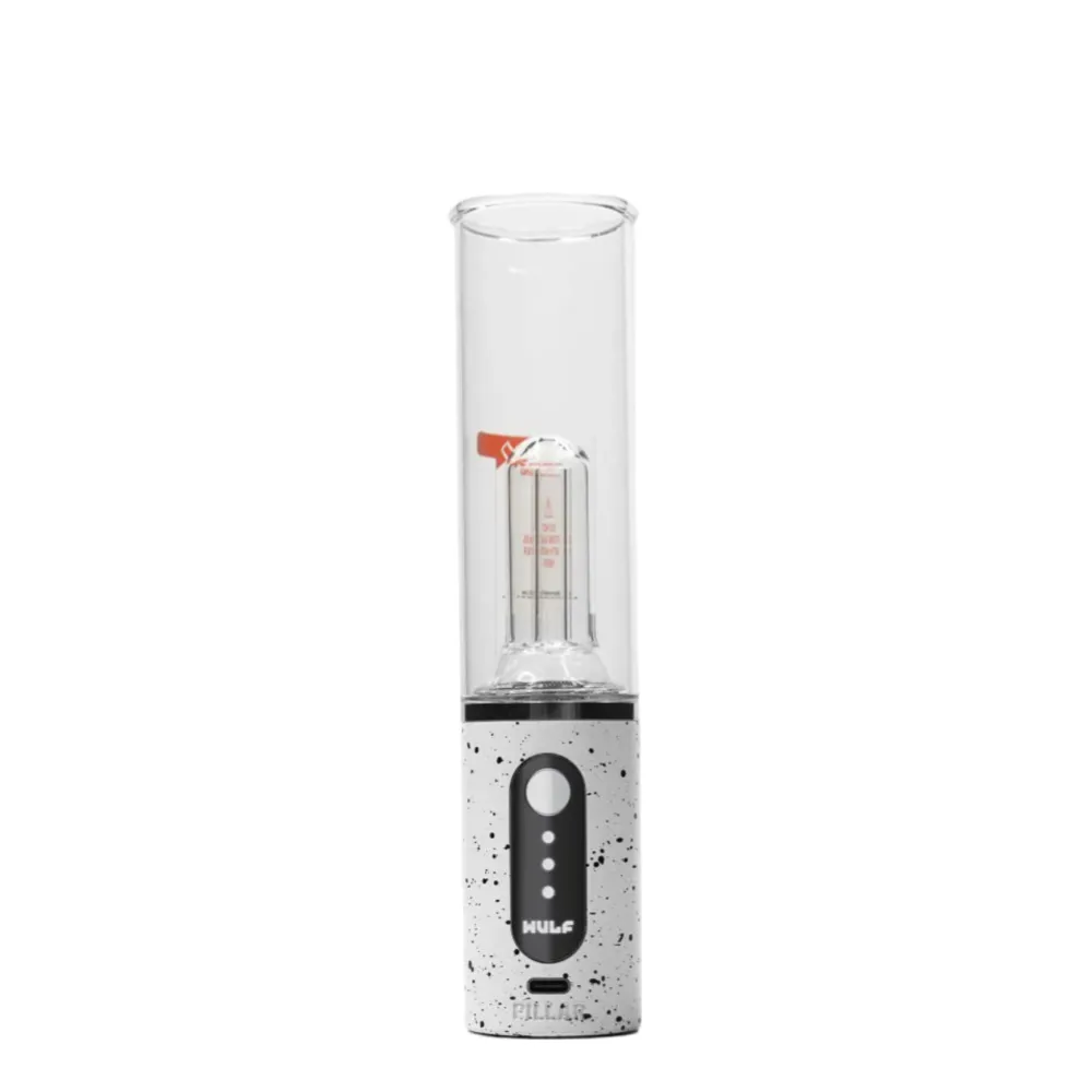 wulf-pillar-mini-e-rig-white-black-spatter vaporizador Ceras 4